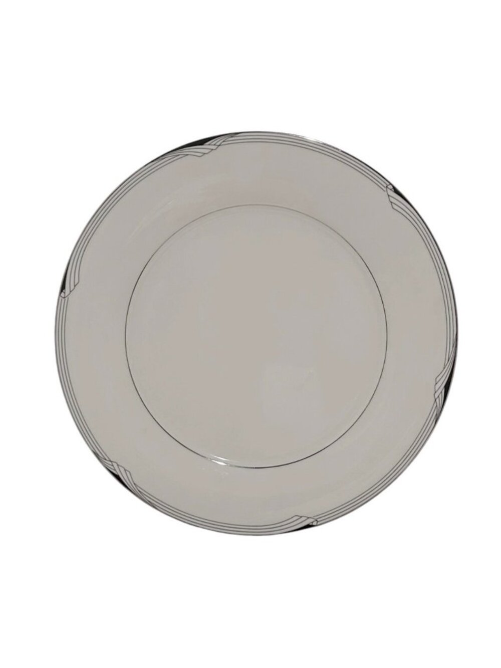 VINTAGE NORITAKE Sterling Cove Serving platter Fine China Round Retired LIKE New